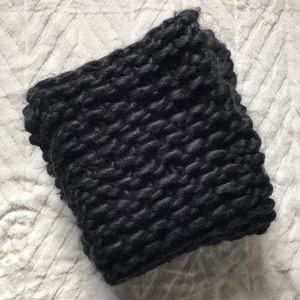 NWOT (approx) 80” Black Knit Scarf